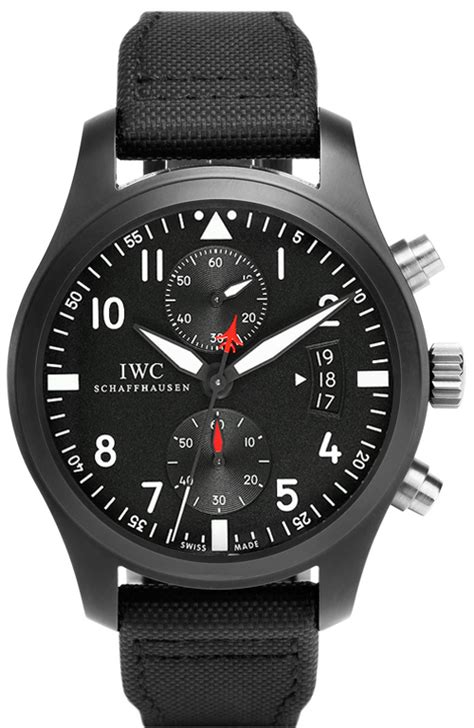 iwc iw388001|IW388001 IWC Pilot's Chronograph TOP GUN Mens Watch.